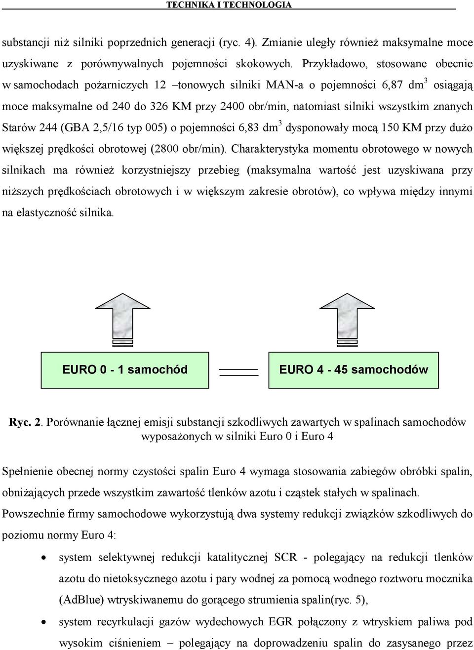 znanych Starów 244 (GBA 2,5/16 typ 005) o pojemności 6,83 dm 3 dysponowały mocą 150 KM przy dużo większej prędkości obrotowej (2800 obr/min).