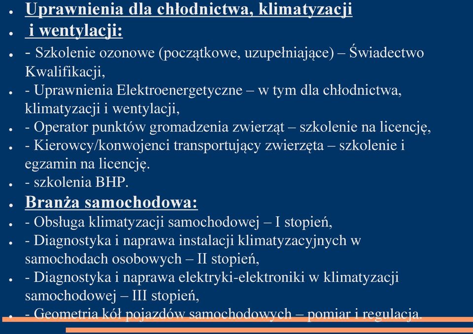 egzamin na licencję. - szkolenia BHP.