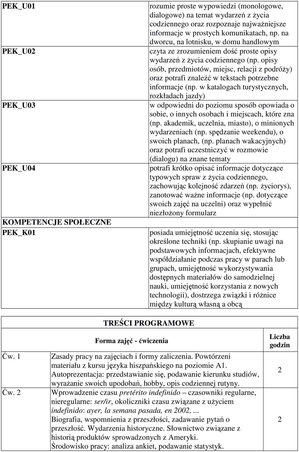 opisy osób, przedmiotów, miejsc, relacji z podróży) oraz potrafi znaleźć w tekstach potrzebne informacje (np.