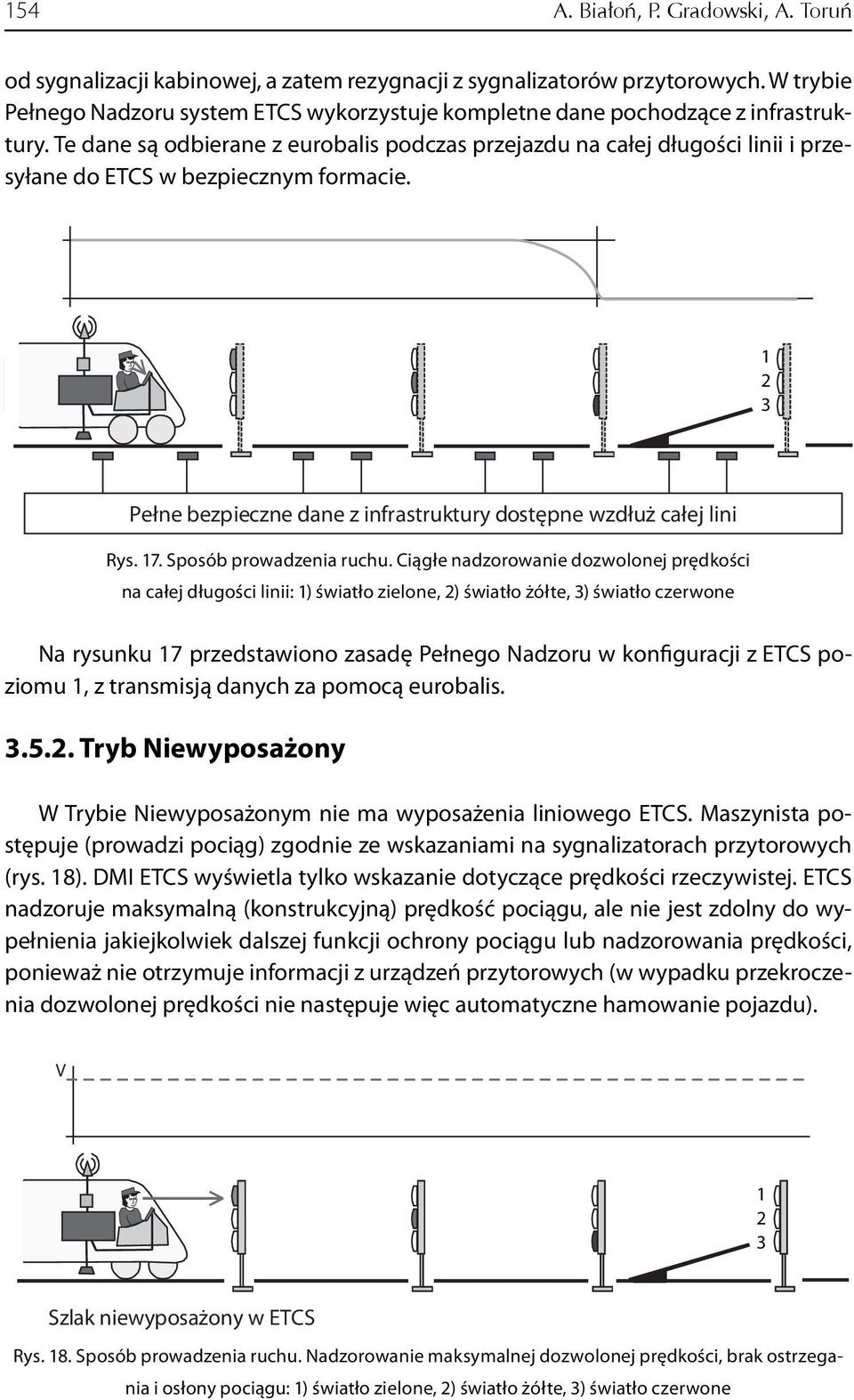 Te dane ą odbierane z eurobali podcza przejazdu na całej długości linii i przeyłane do ETCS w bezpiecznym formacie. 1 2 3 Pełne bezpieczne dane z infratruktury dotępne wzdłuż całej lini Ry. 17.