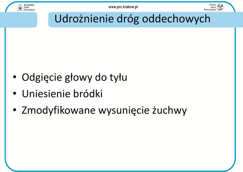 głowy do tyłu Uniesienie