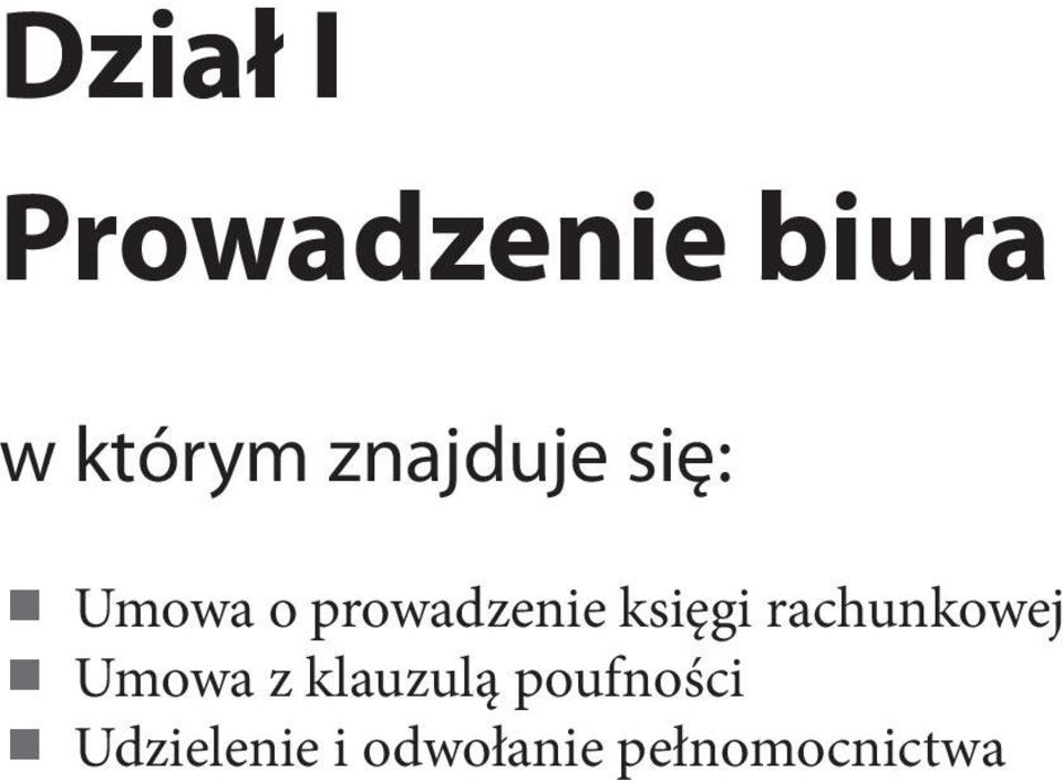 księgi rachunkowej Umowa z klauzulą