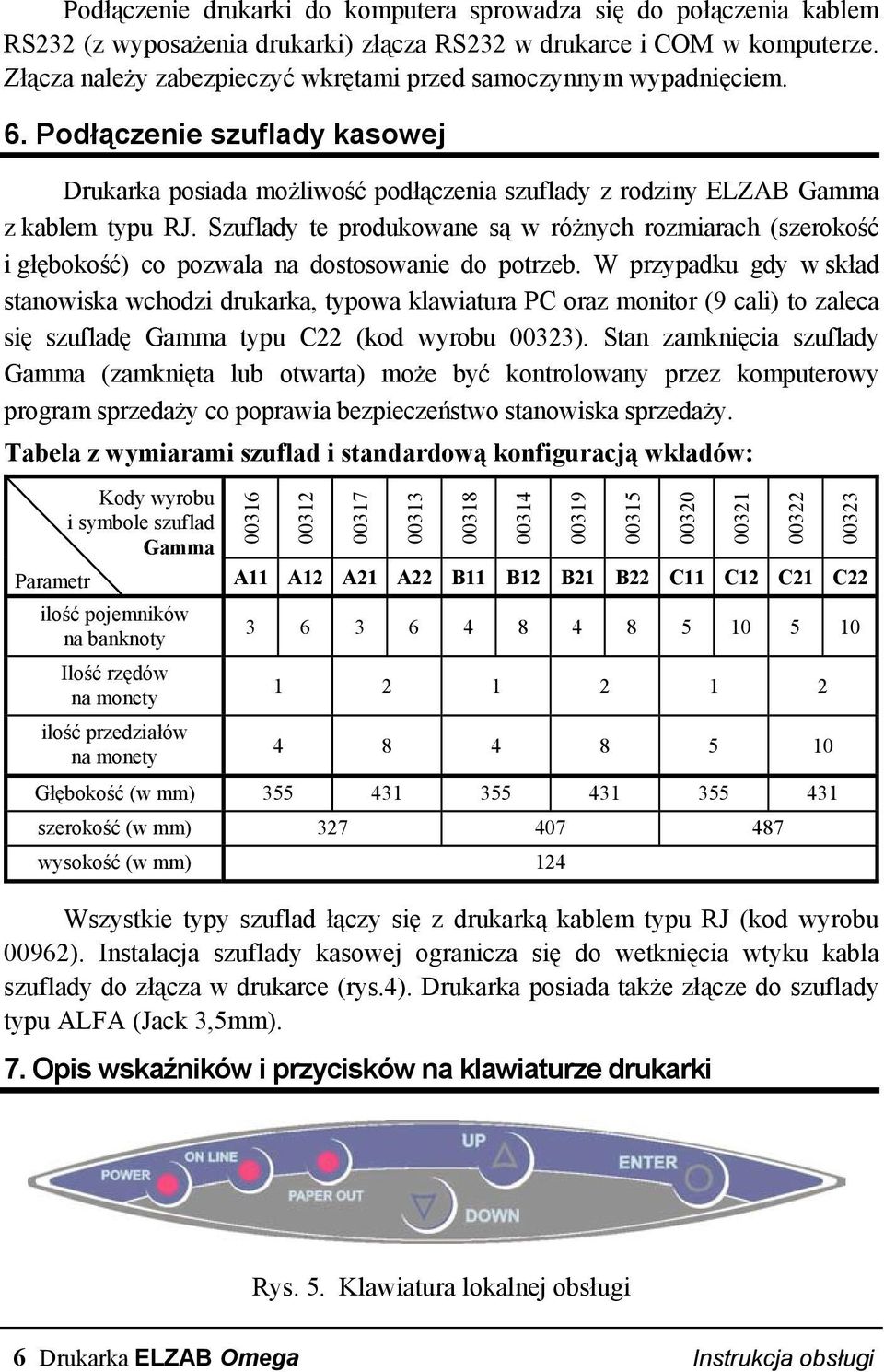 Szuflady te produkowane są w różnych rozmiarach (szerokość i głębokość) co pozwala na dostosowanie do potrzeb.