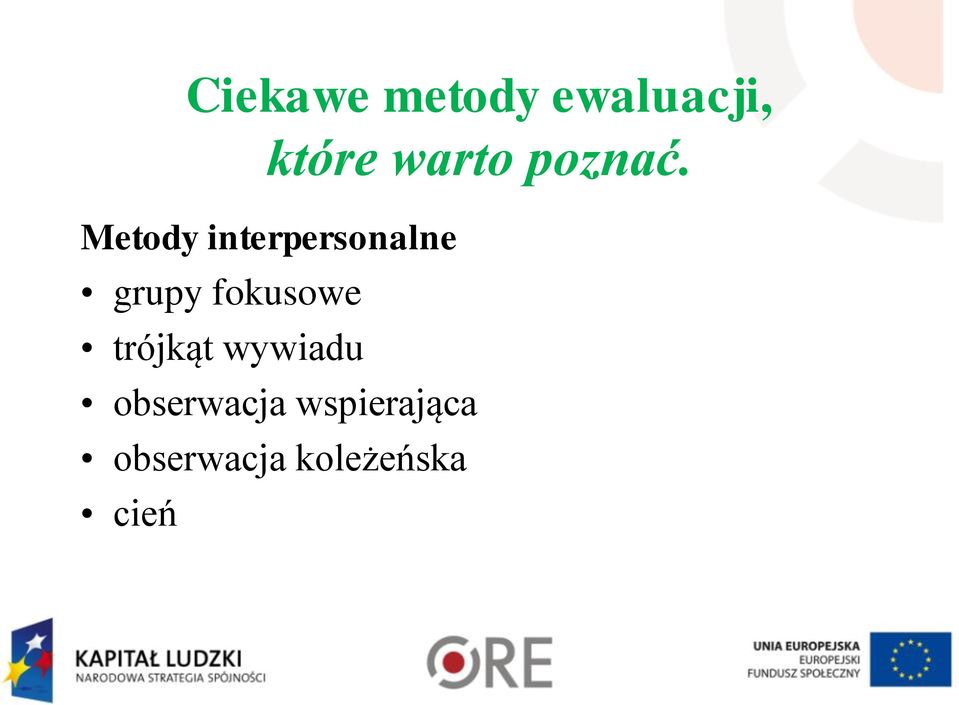 Metody interpersonalne grupy fokusowe