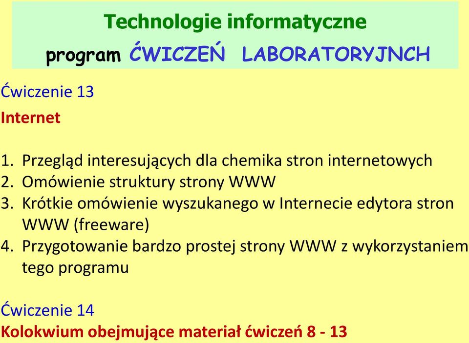 Krótkie omówienie wyszukanego w Internecie edytora stron WWW (freeware) 4.