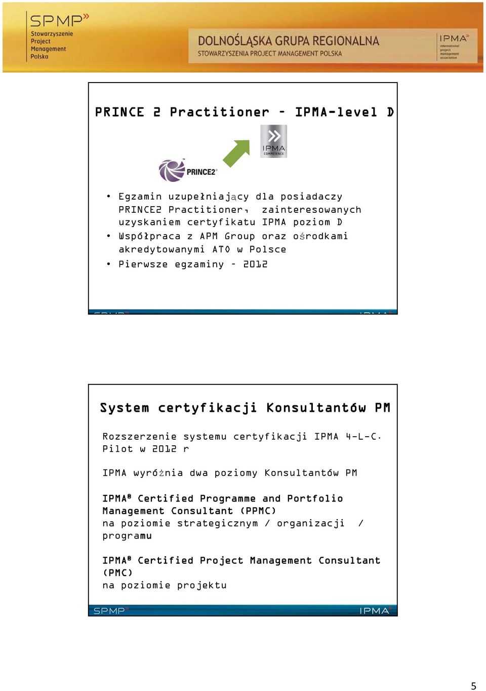 Rozszerzenie systemu certyfikacji IPMA 4-L-C.