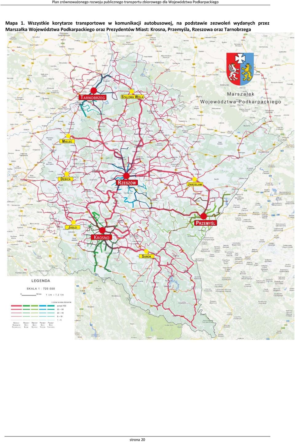 autobusowej, na podstawie zezwoleń wydanych przez