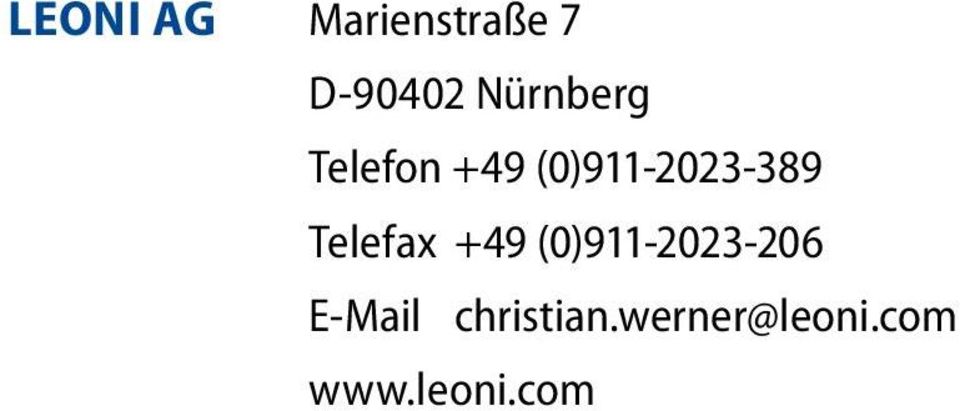 (0)911-2023-389 Telefax +49