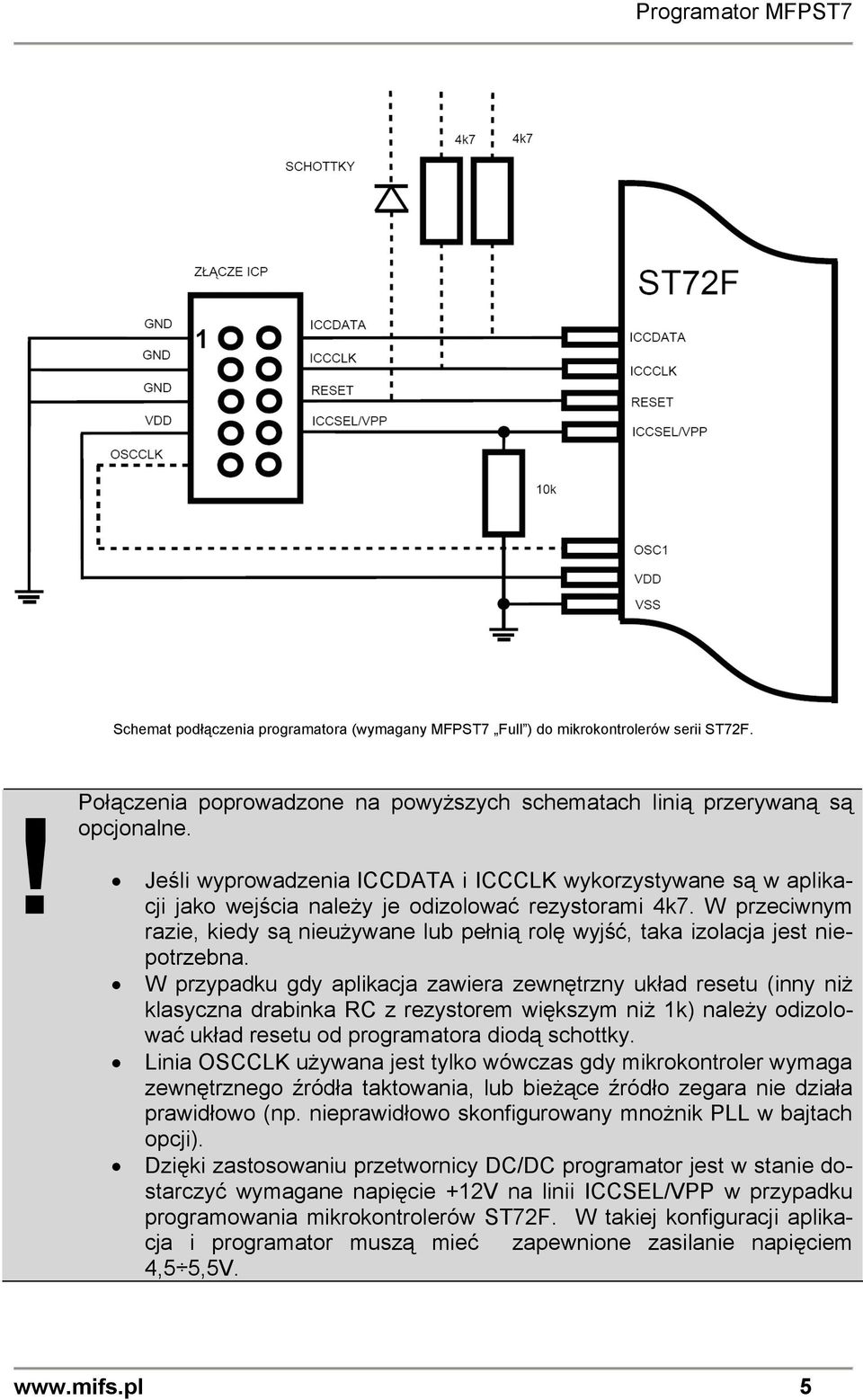 W przeciwnym razie, kiedy są nieużywane lub pełnią rolę wyjść, taka izolacja jest niepotrzebna.