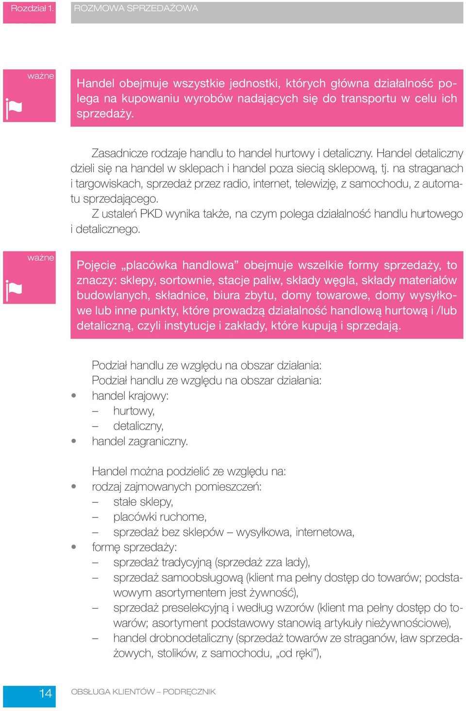 na straganach i targowiskach, sprzedaż przez radio, internet, telewizję, z samochodu, z automatu sprzedającego. Z ustaleń PKD wynika także, na czym polega działalność handlu hurtowego i detalicznego.