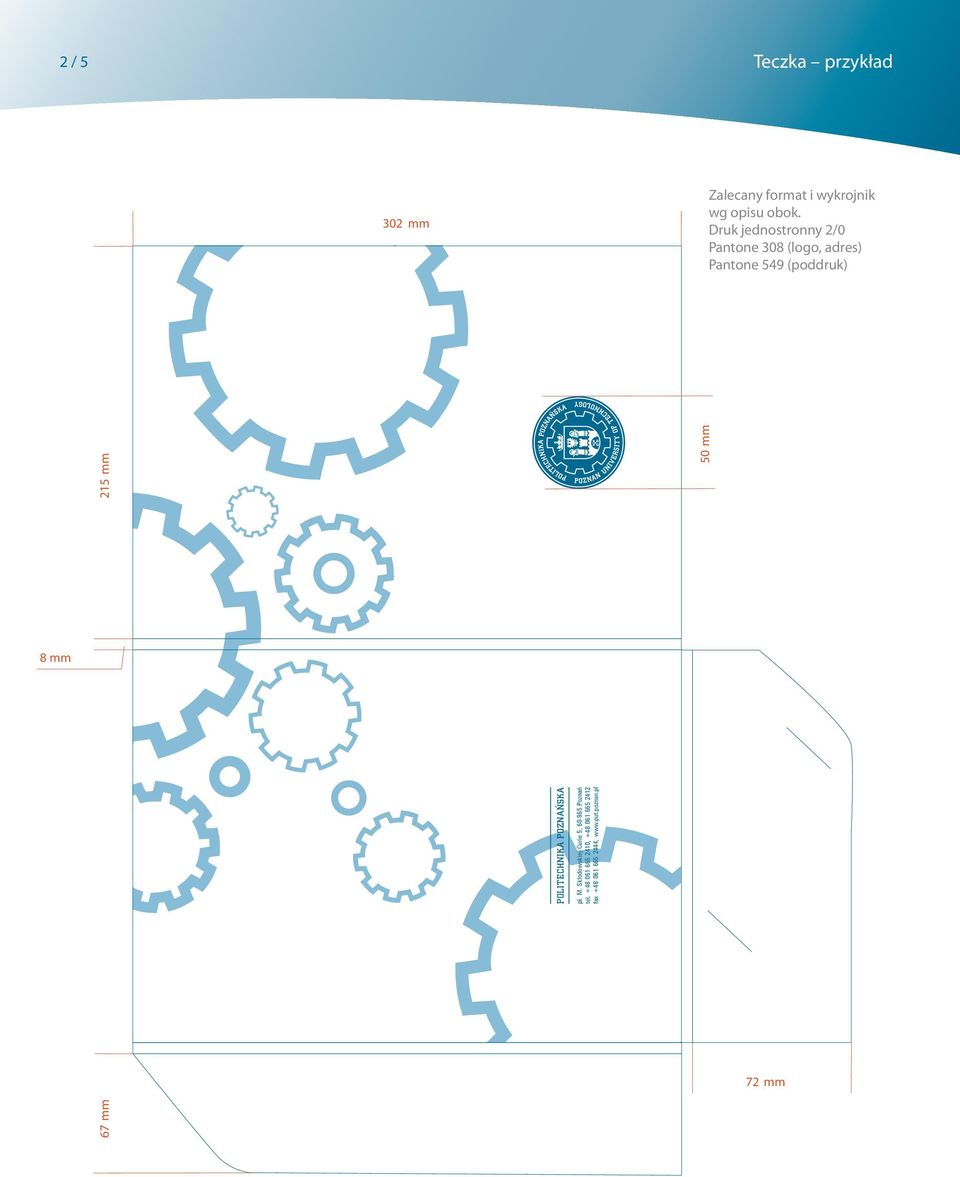 (poddruk) 215 mm 8 mm 72 mm 67 mm POLITECHNIK KA pl. M.