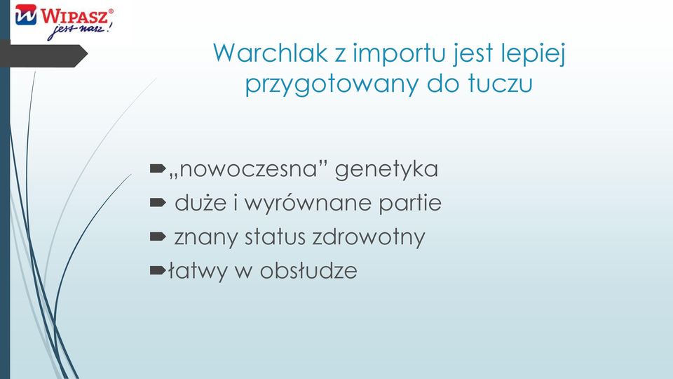 genetyka duże i wyrównane partie