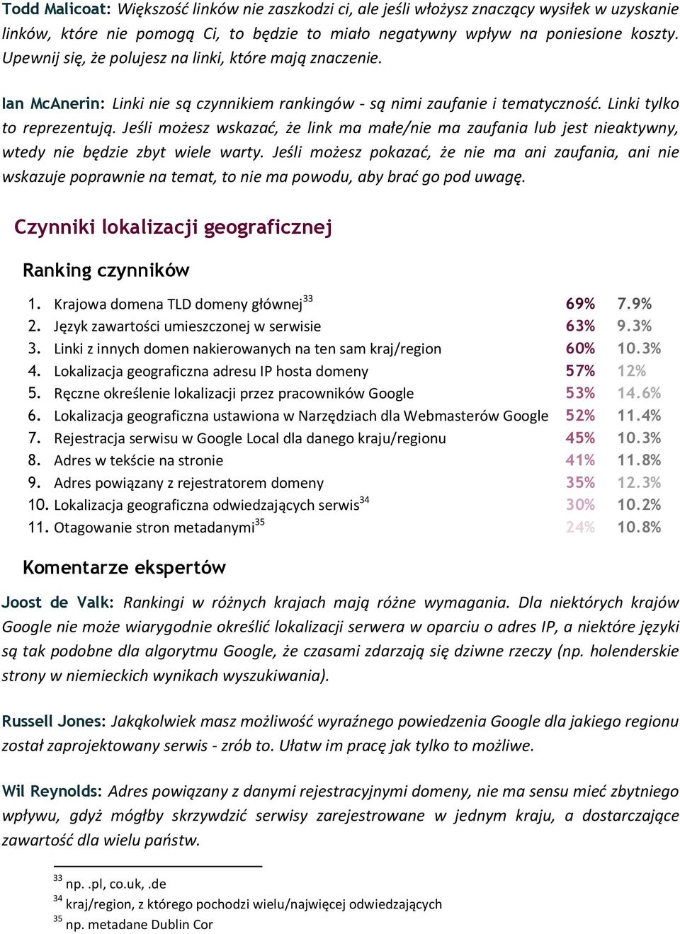 Jeśli możesz wskazać, że link ma małe/nie ma zaufania lub jest nieaktywny, wtedy nie będzie zbyt wiele warty.