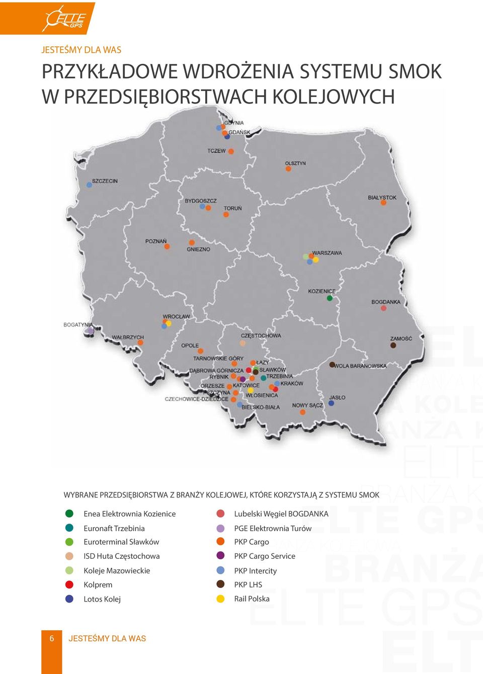 Euronaft Trzebinia Euroterminal Sławków ISD Huta Częstochowa Koleje Mazowieckie Kolprem Lotos Kolej