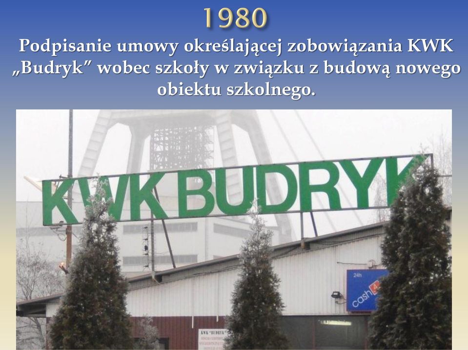 KWK Budryk wobec szkoły w