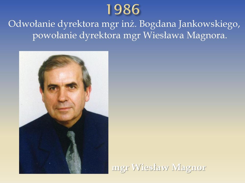 powołanie dyrektora mgr