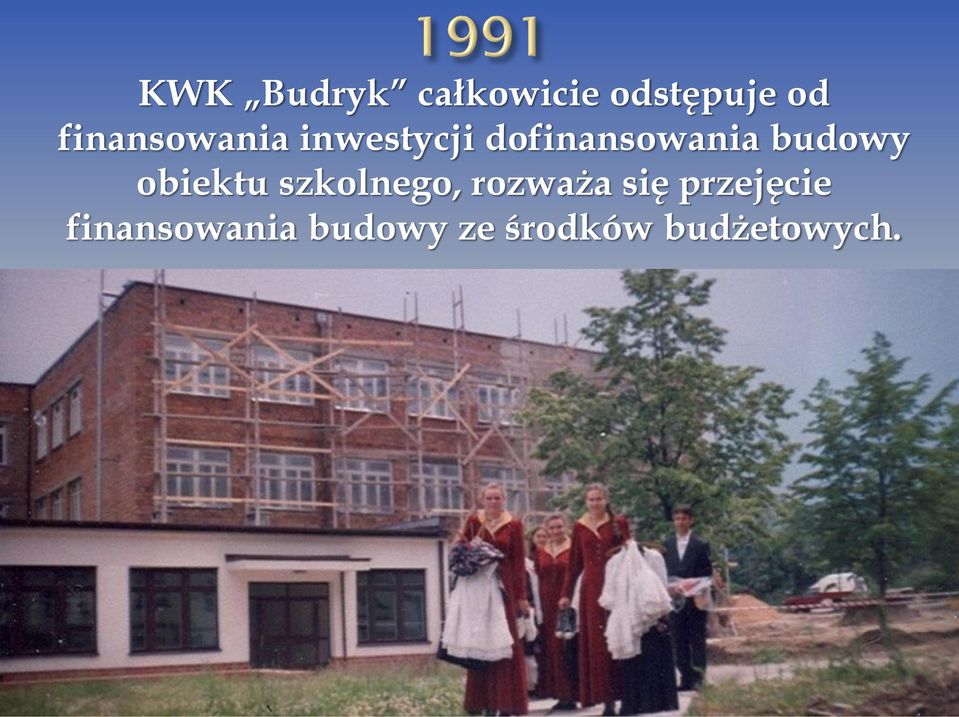 budowy obiektu szkolnego, rozważa się