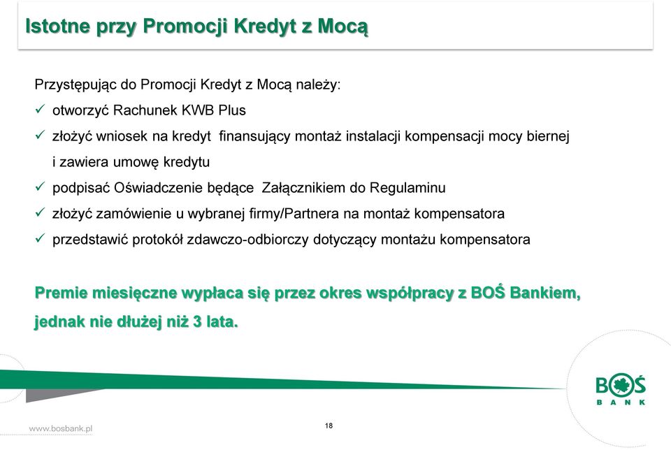 Załącznikiem do Regulaminu złożyć zamówienie u wybranej firmy/partnera na montaż kompensatora przedstawić protokół