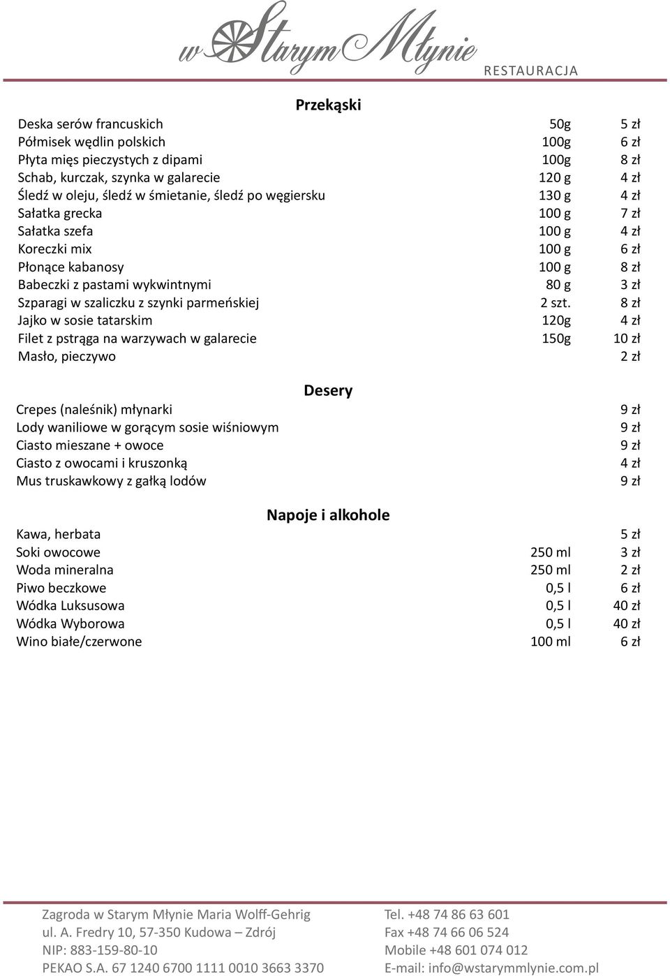 szynki parmeńskiej 2 szt.