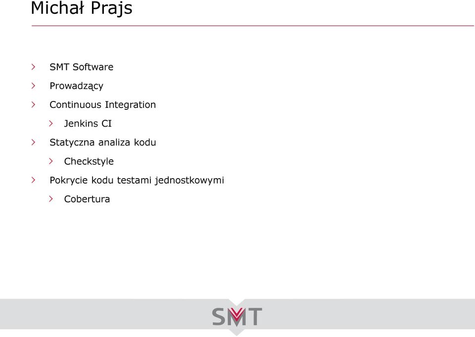 Statyczna analiza kodu Checkstyle