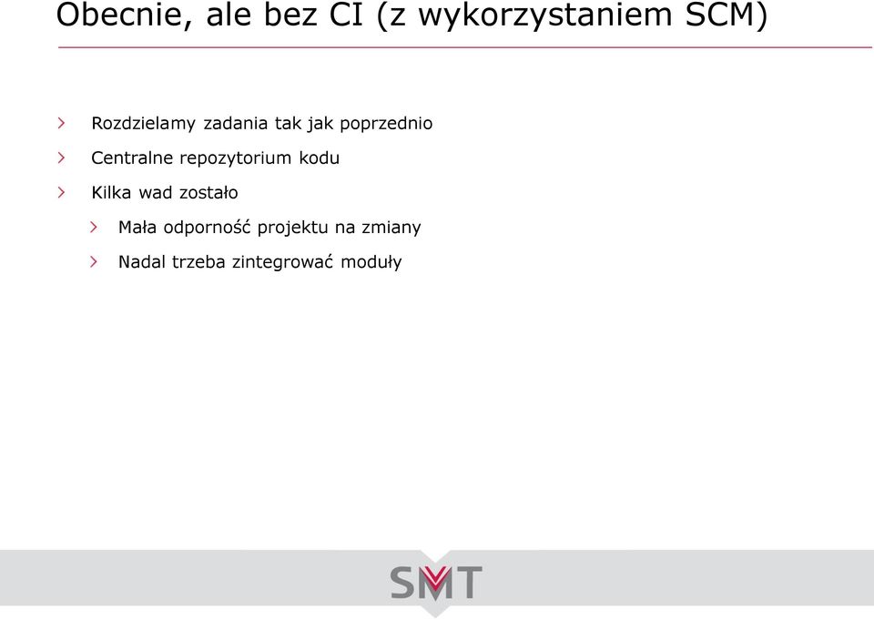 repozytorium kodu Kilka wad zostało Mała