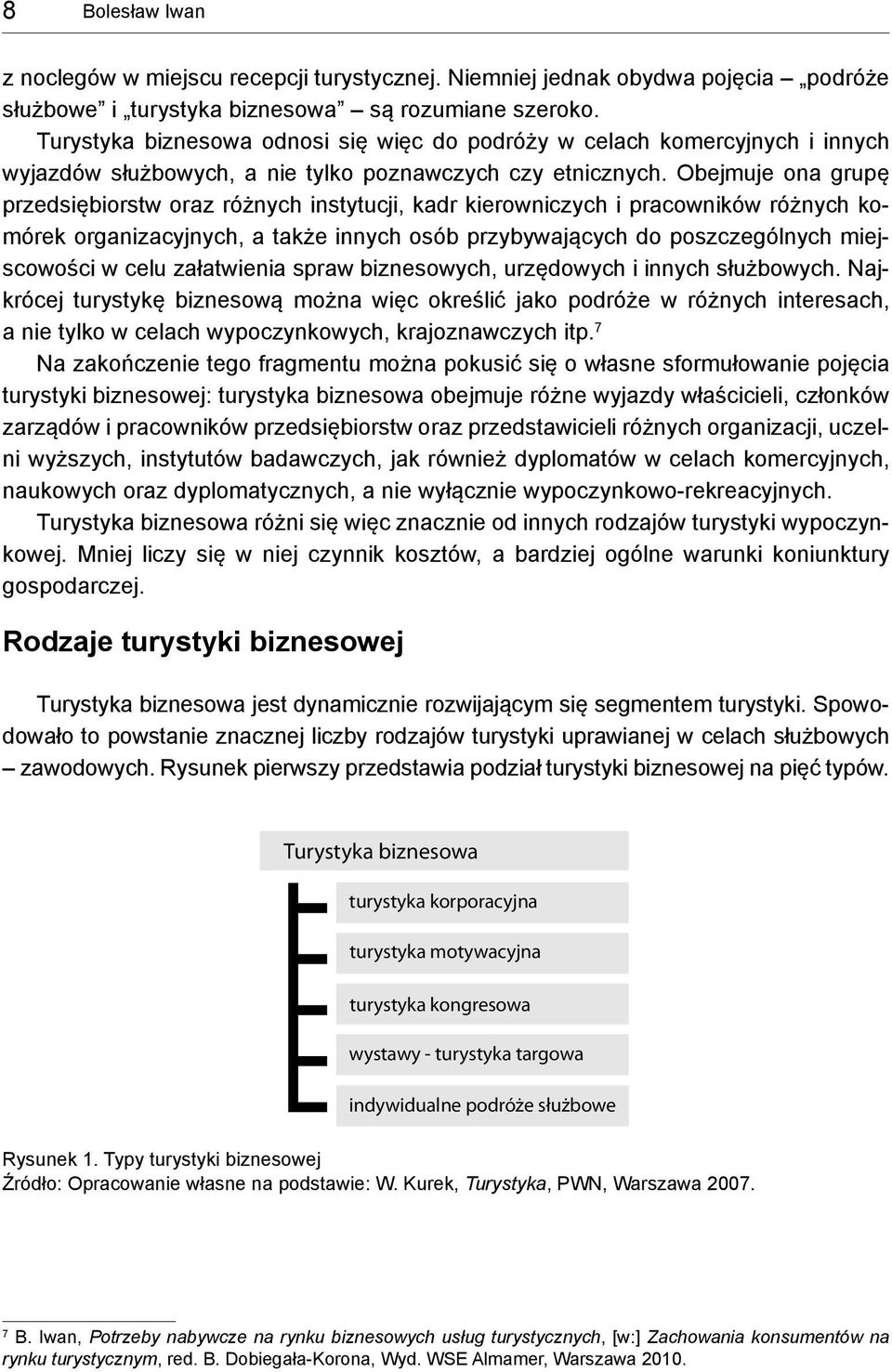 Obejmuje ona grupę przedsiębiorstw oraz różnych instytucji, kadr kierowniczych i pracowników różnych komórek organizacyjnych, a także innych osób przybywających do poszczególnych miejscowości w celu