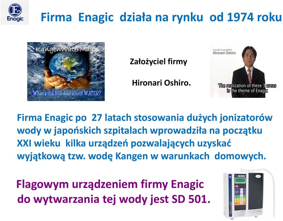 wprowadziła na początku XXI wieku kilka urządzeń pozwalających uzyskać wyjątkową tzw.