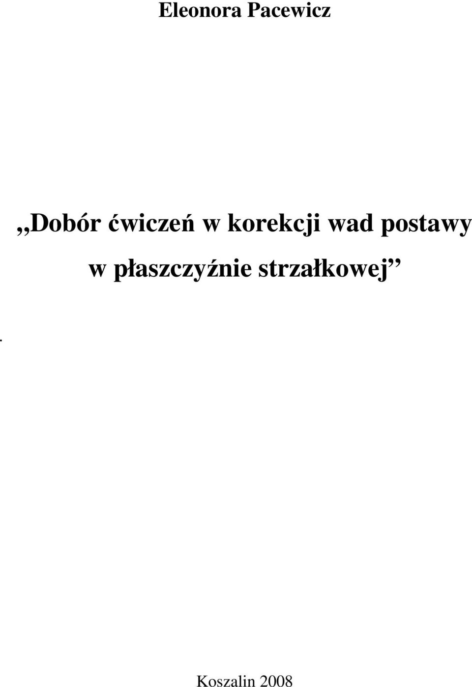 postawy w płaszczyźnie