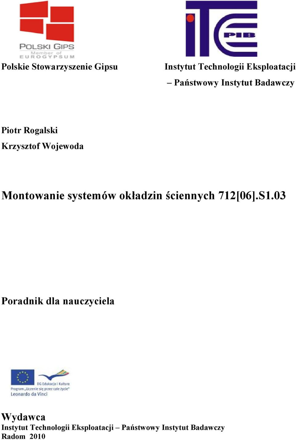 Montowanie systemów okładzin ściennych 712[06].S1.