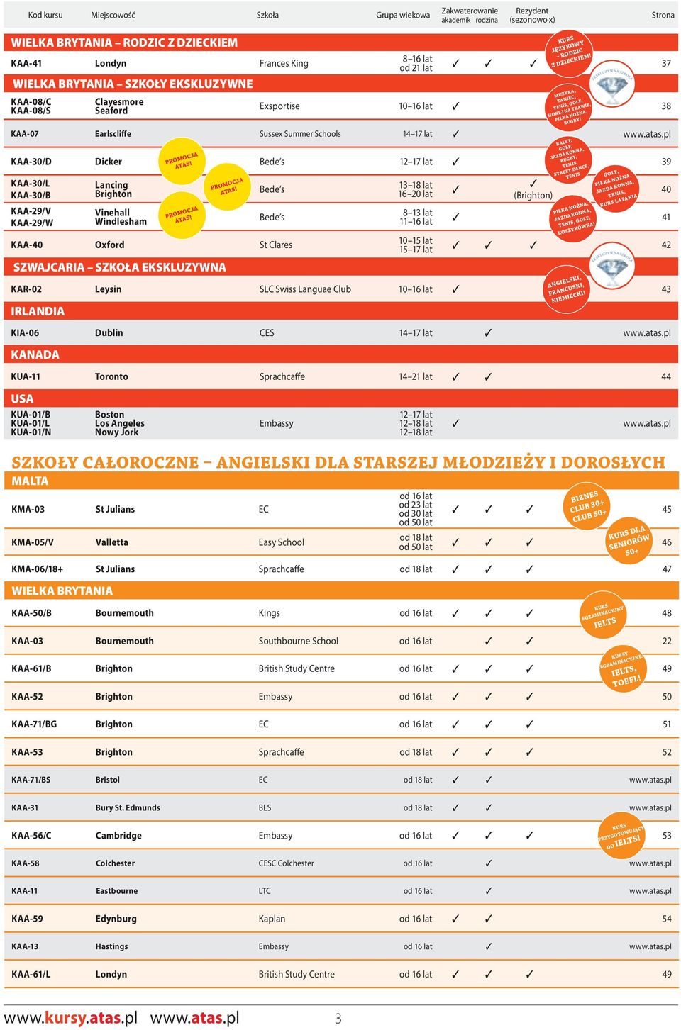 pl KAA-30/D Dicker Bede s 12 17 lat 39 KAA-30/L KAA-30/B KAA-29/V KAA-29/W Lancing Brighton Vinehall Windlesham Bede s Bede s KAA-40 Oxford St Clares SZWAJCARIA SZKOŁA EKSKLUZYWNA 13 18 lat 16 20 lat