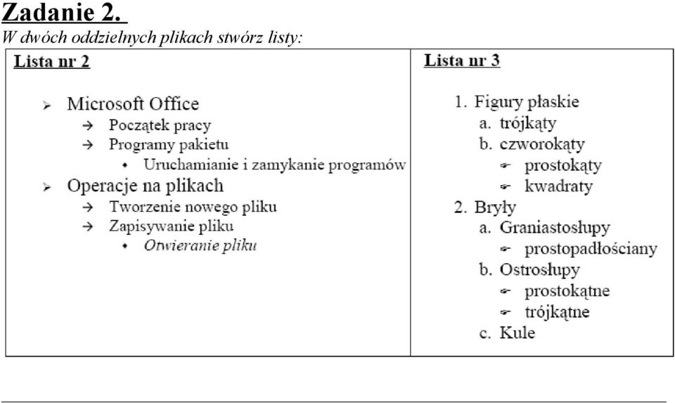 oddzielnych