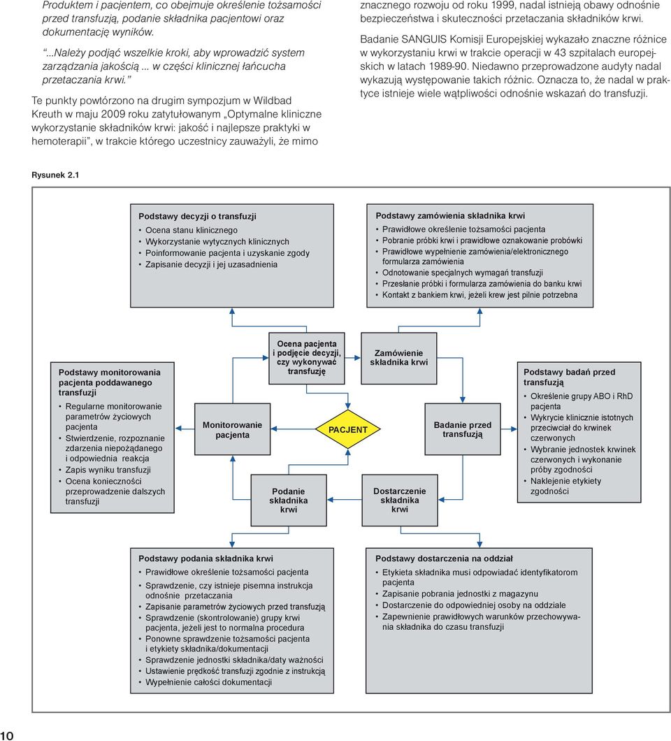 Te punkty powtórzono na drugim sympozjum w Wildbad Kreuth w maju 2009 roku zatytułowanym Optymalne kliniczne wykorzystanie składników krwi: jakość i najlepsze praktyki w hemoterapii, w trakcie