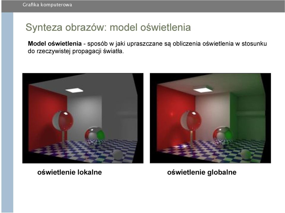 obliczenia oświetlenia w stosunku do