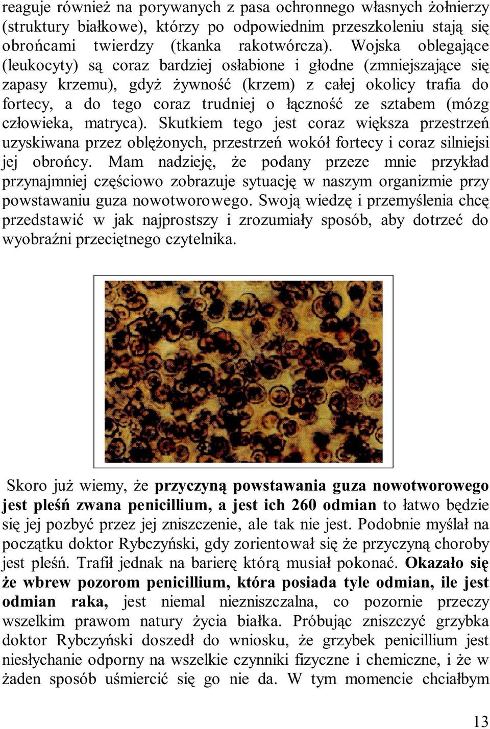 sztabem (mózg cz³owieka, matryca). Skutkiem tego jest coraz wiêksza przestrzeñ uzyskiwana przez oblê onych, przestrzeñ wokó³ fortecy i coraz silniejsi jej obroñcy.