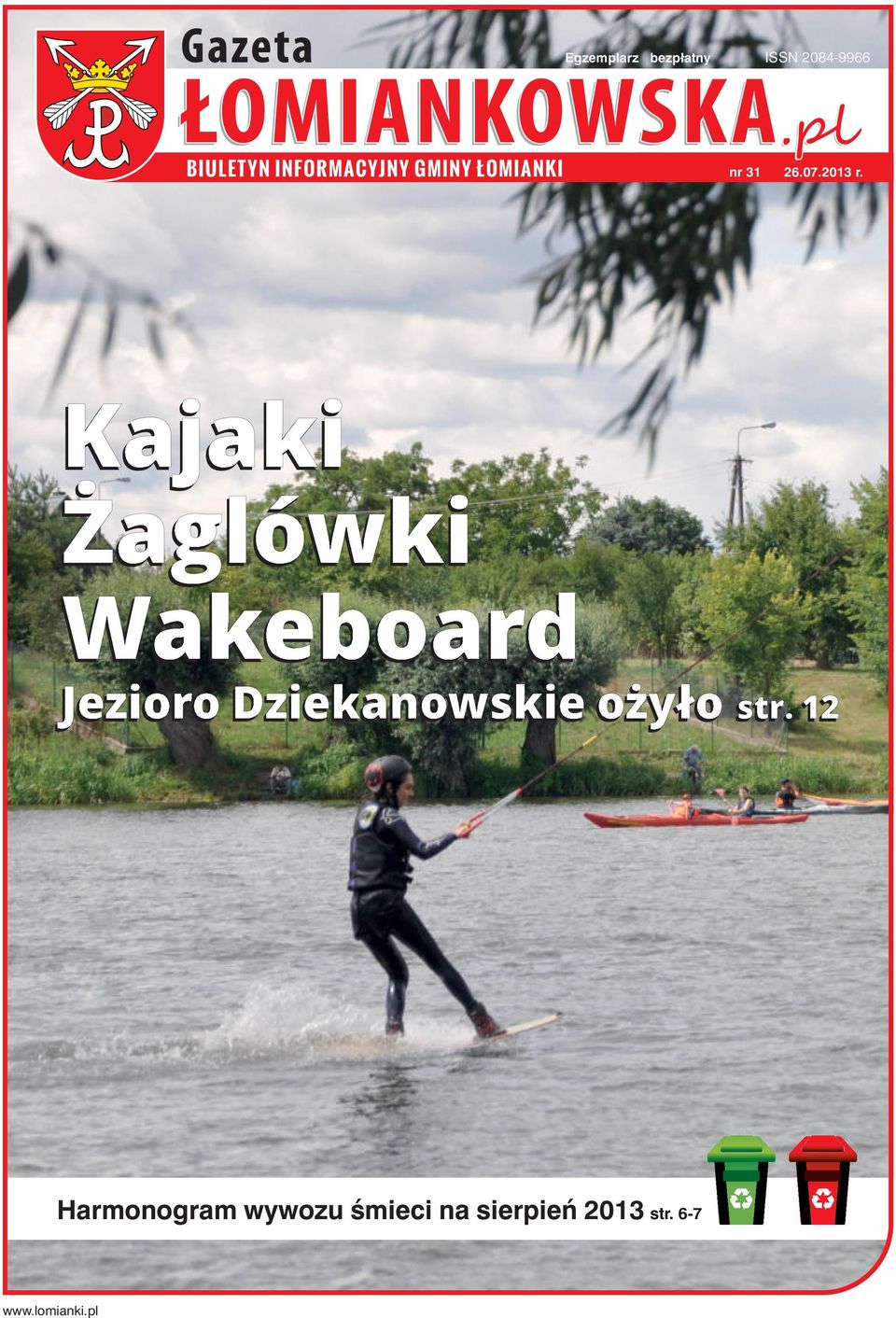 Kajaki Żaglówki Wakeboard Jezioro Dziekanowskie ożyło