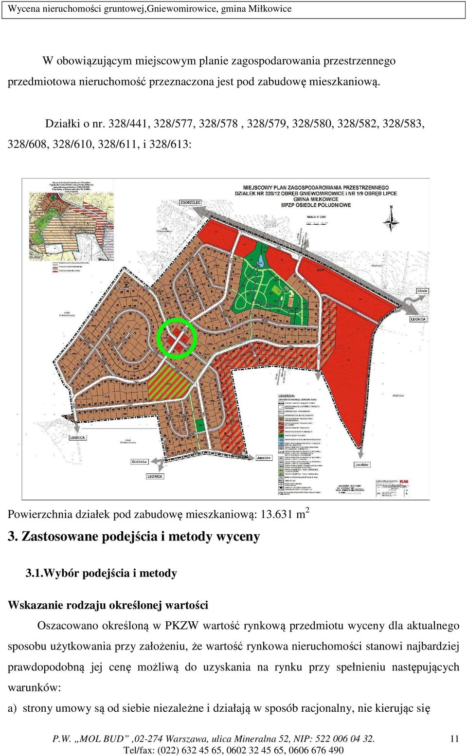 Zastosowane podejścia i metody wyceny 3.1.