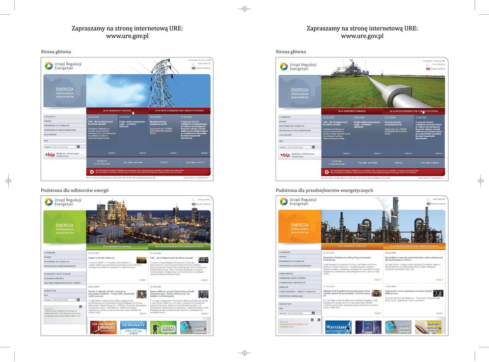 odbiorców energii Podstrona dla przedsiębiorstw