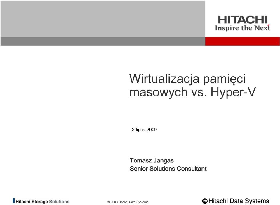 Tomasz Jangas Senior Solutions