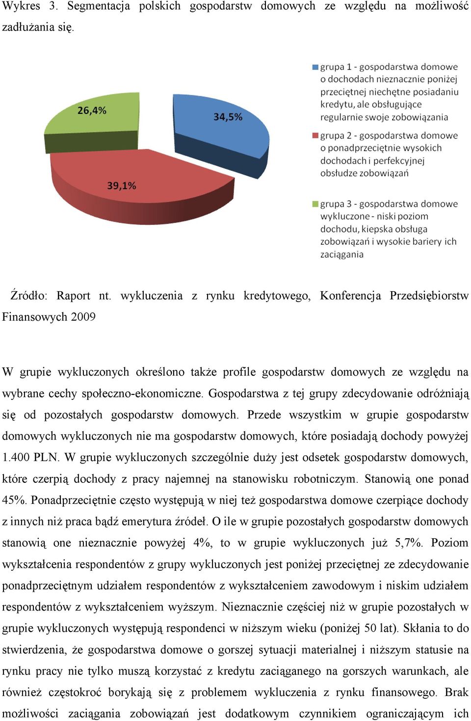 Gospodarstwa z tej grupy zdecydowanie odróżniają się od pozostałych gospodarstw domowych.