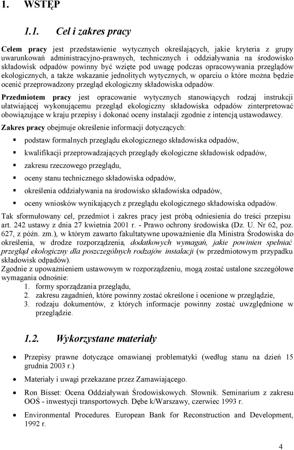 ekologiczny składowiska odpadów.