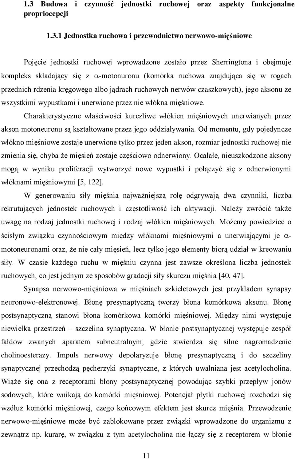 wszystkimi wypustkami i unerwiane przez nie włókna mięśniowe. Charakterystyczne właściwości kurczliwe włókien mięśniowych unerwianych przez akson motoneuronu są kształtowane przez jego oddziaływania.