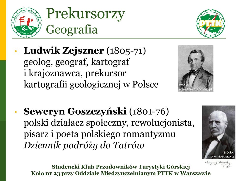 org.pl Seweryn Goszczyński (1801-76) polski działacz społeczny, rewolucjonista,