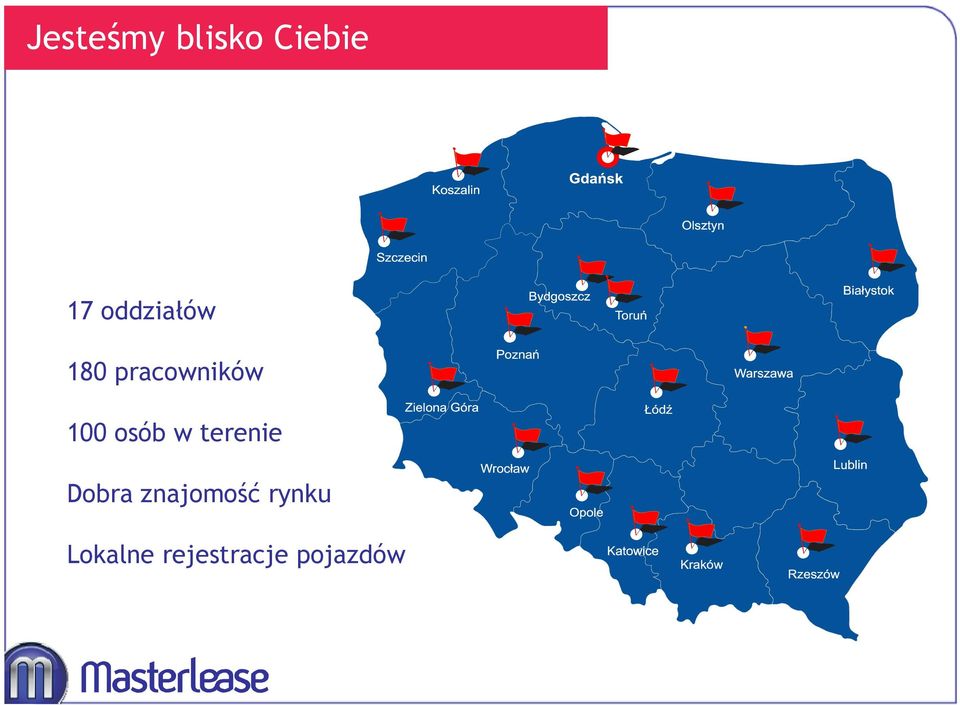 osób w terenie Dobra znajomość