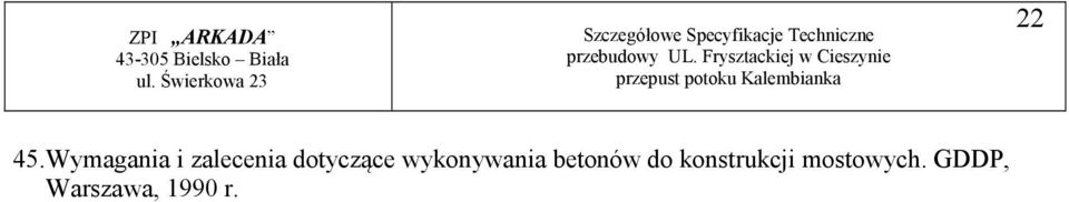 dotyczące wykonywania