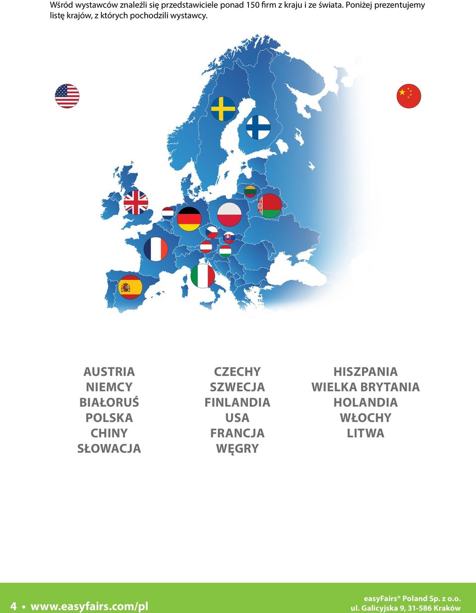 AUSTRIA NIEMCY BIAŁORUŚ POLSKA CHINY SŁOWACJA 4.easyfairs.