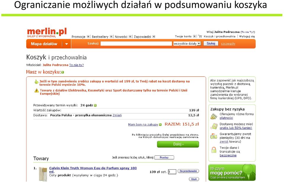 działań w