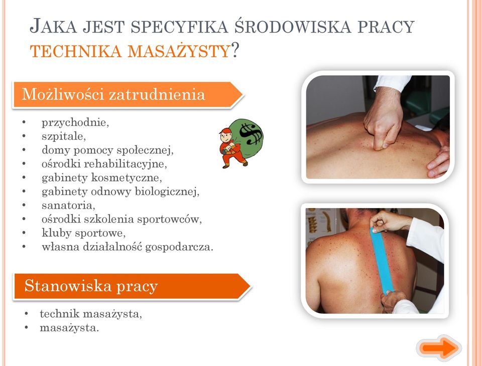 rehabilitacyjne, gabinety kosmetyczne, gabinety odnowy biologicznej, sanatoria,