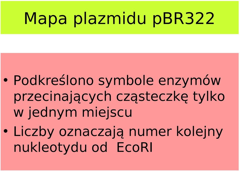 cząsteczkę tylko w jednym miejscu