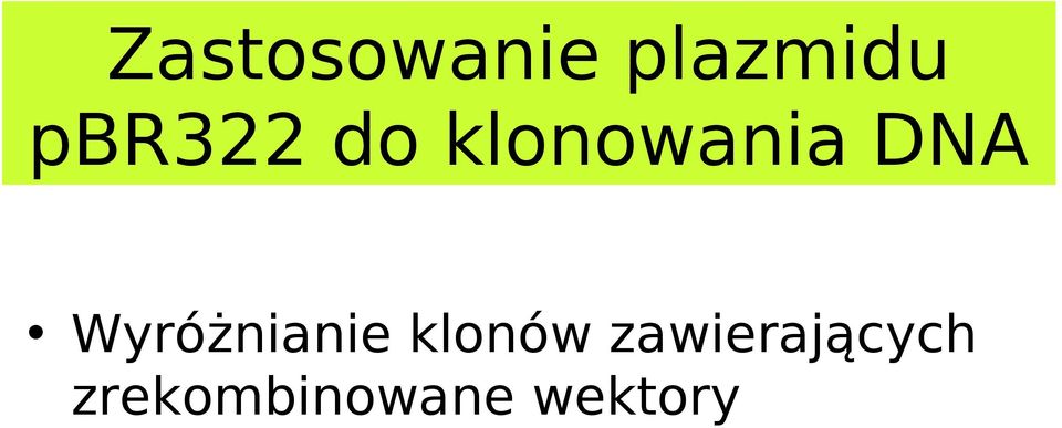 Wyróżnianie klonów