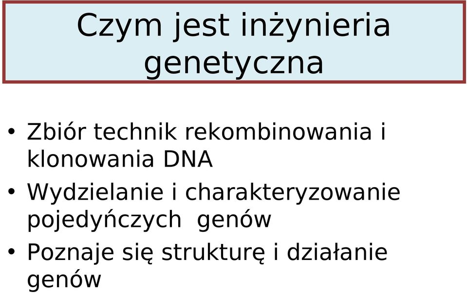 Wydzielanie i charakteryzowanie